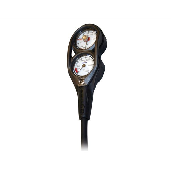 Apeks Pressure Gauge + depth gauge console