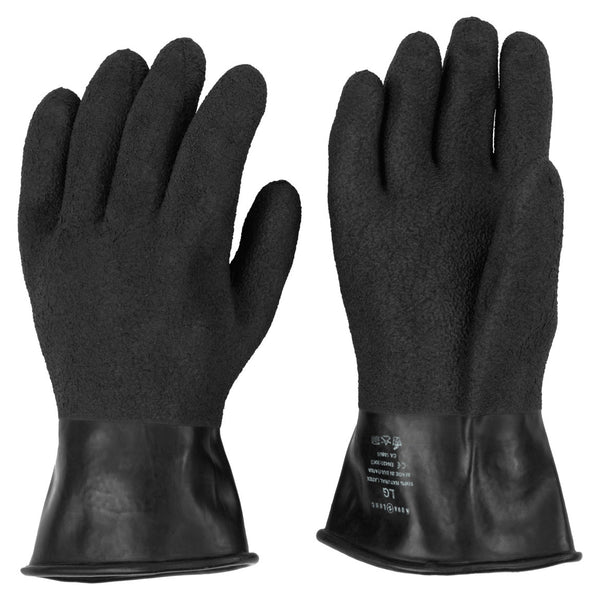 EZ-ON 2 SUPER GRIP BLACK | Dry Glove for Contaminated Water Diving 